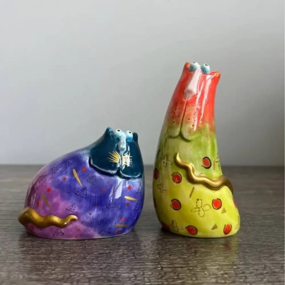 Funky Cats Salt & Pepper Shaker Set
